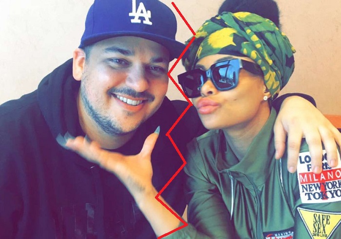 Rob Kardashian and Blac Chyna (Broken)