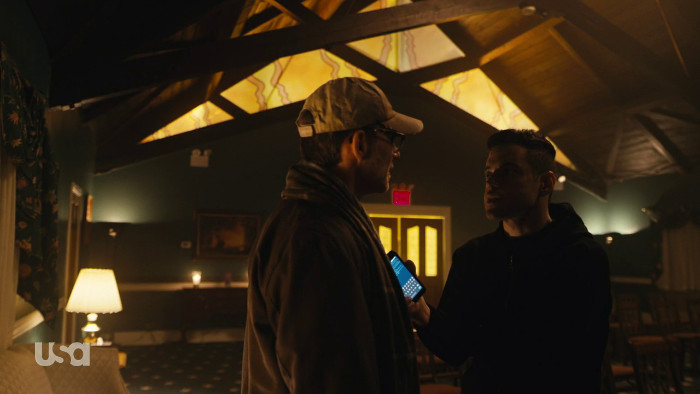 Elliot and Mr. Robot at Funeral Home (Alt)