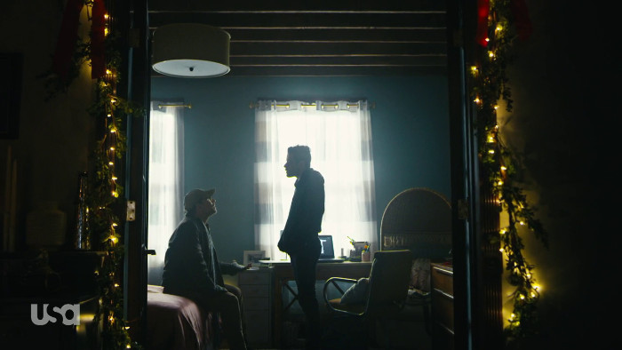 Elliot and Mr. Robot at Olivia's (Alt)