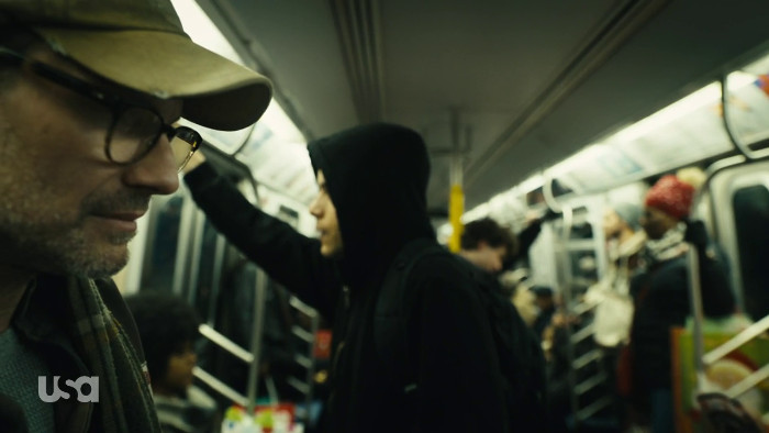 Mr. Robot and Elliot on Subway (Alt)