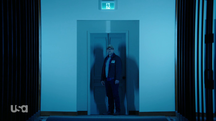Mr. Robot in Elliot's Hallway (Alt)